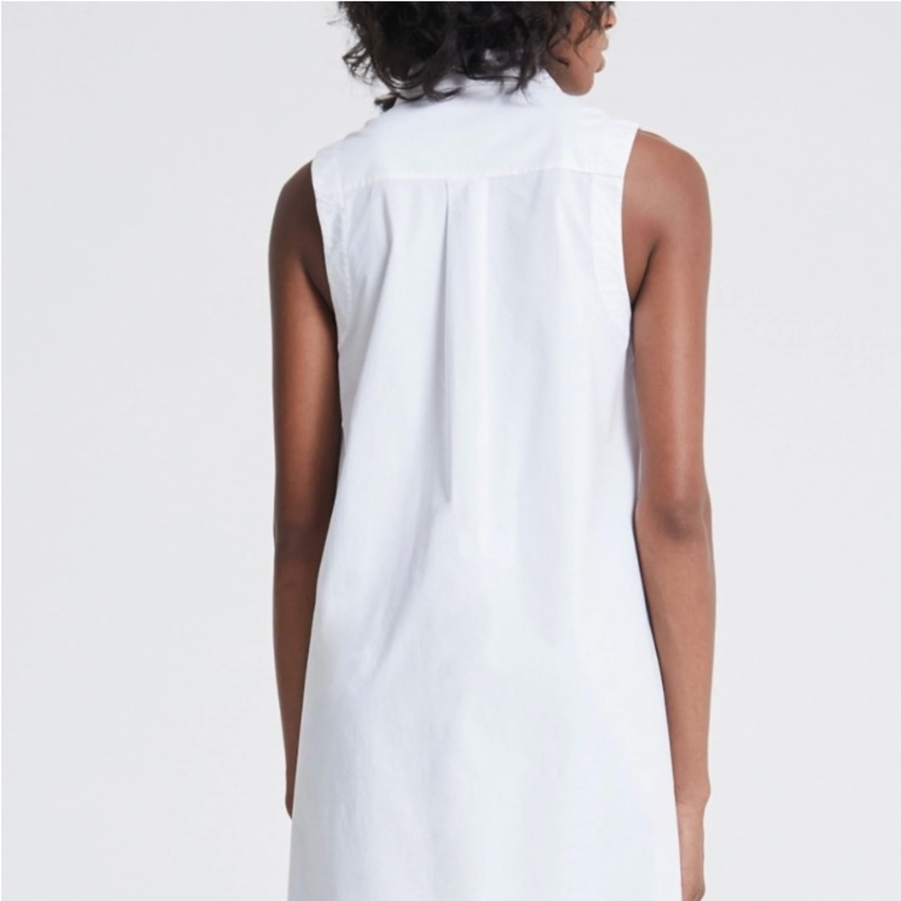 Adriano Goldschmied, Clover white, sleeveless, shift dress. - Picture 3 of 6